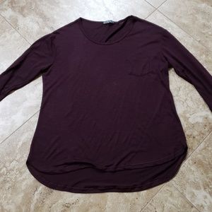 Gently used CottonOn maroon 3/4 sleeve shirt